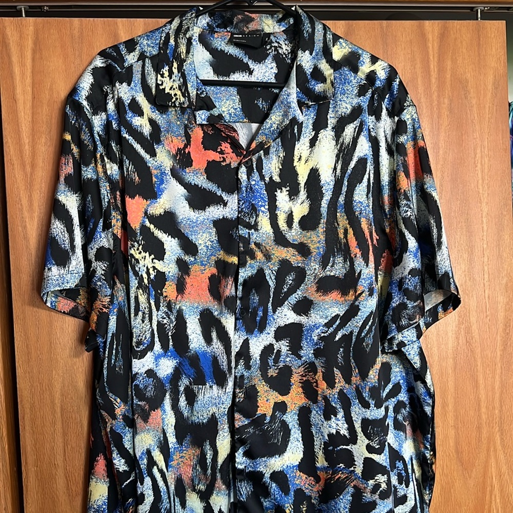 ASOS-Men Festival Print Shirt 2XL